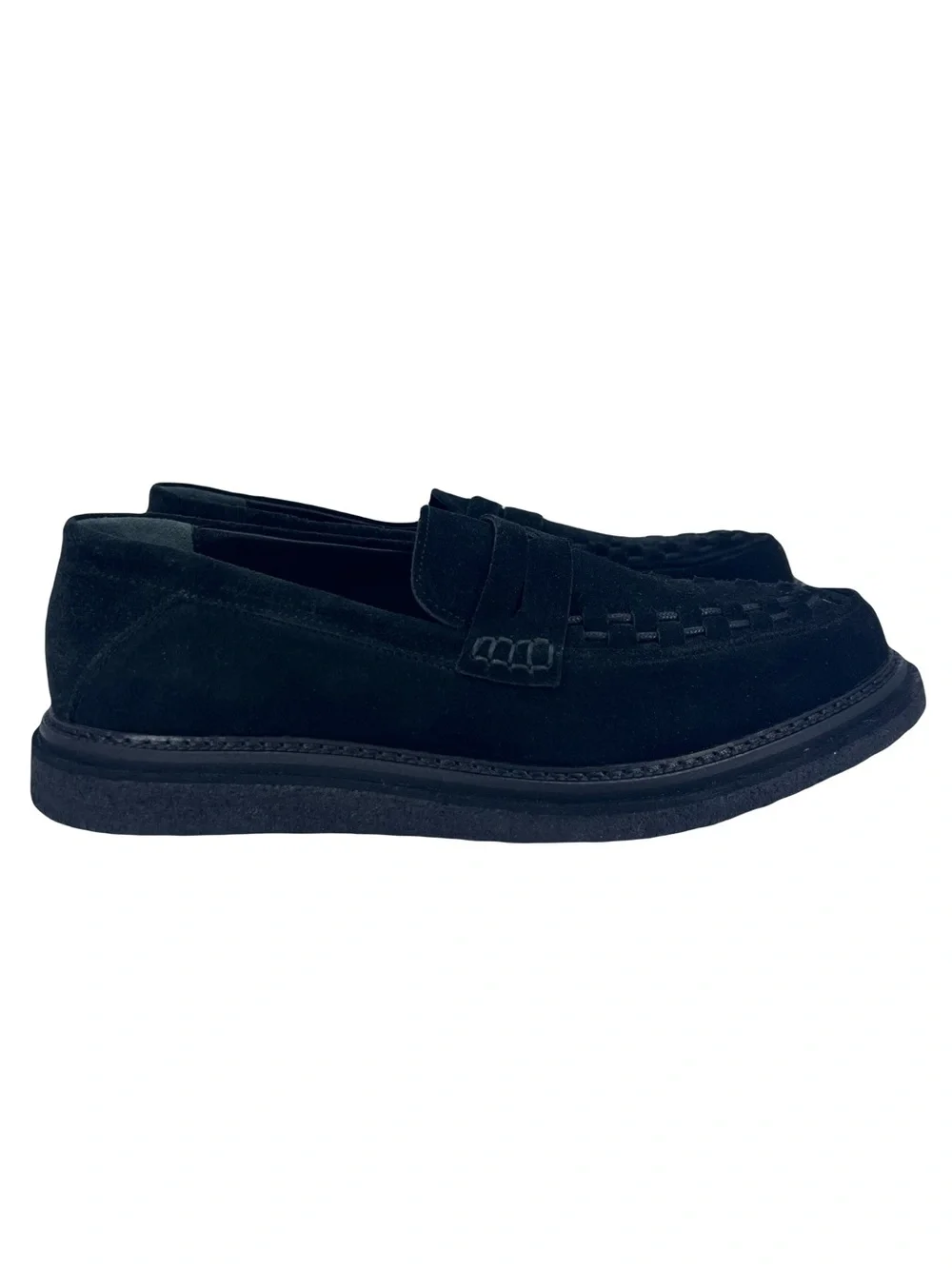 AllSaints Max Suede Loafers | Black | Men’s Size 43